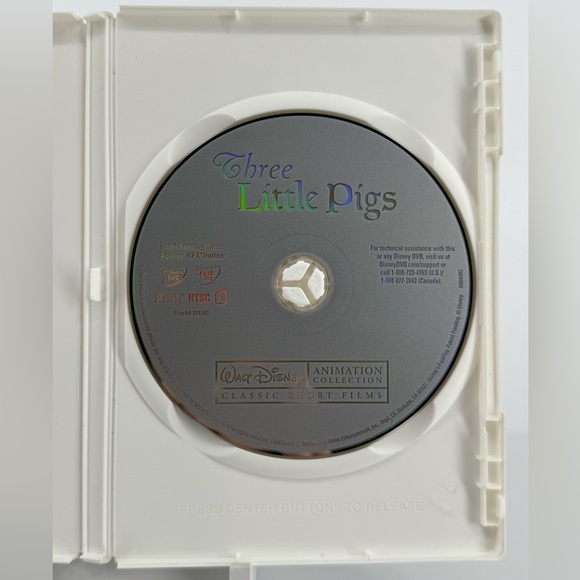 Walt Disney Three Little Pigs DVD - Picture 4 of 4